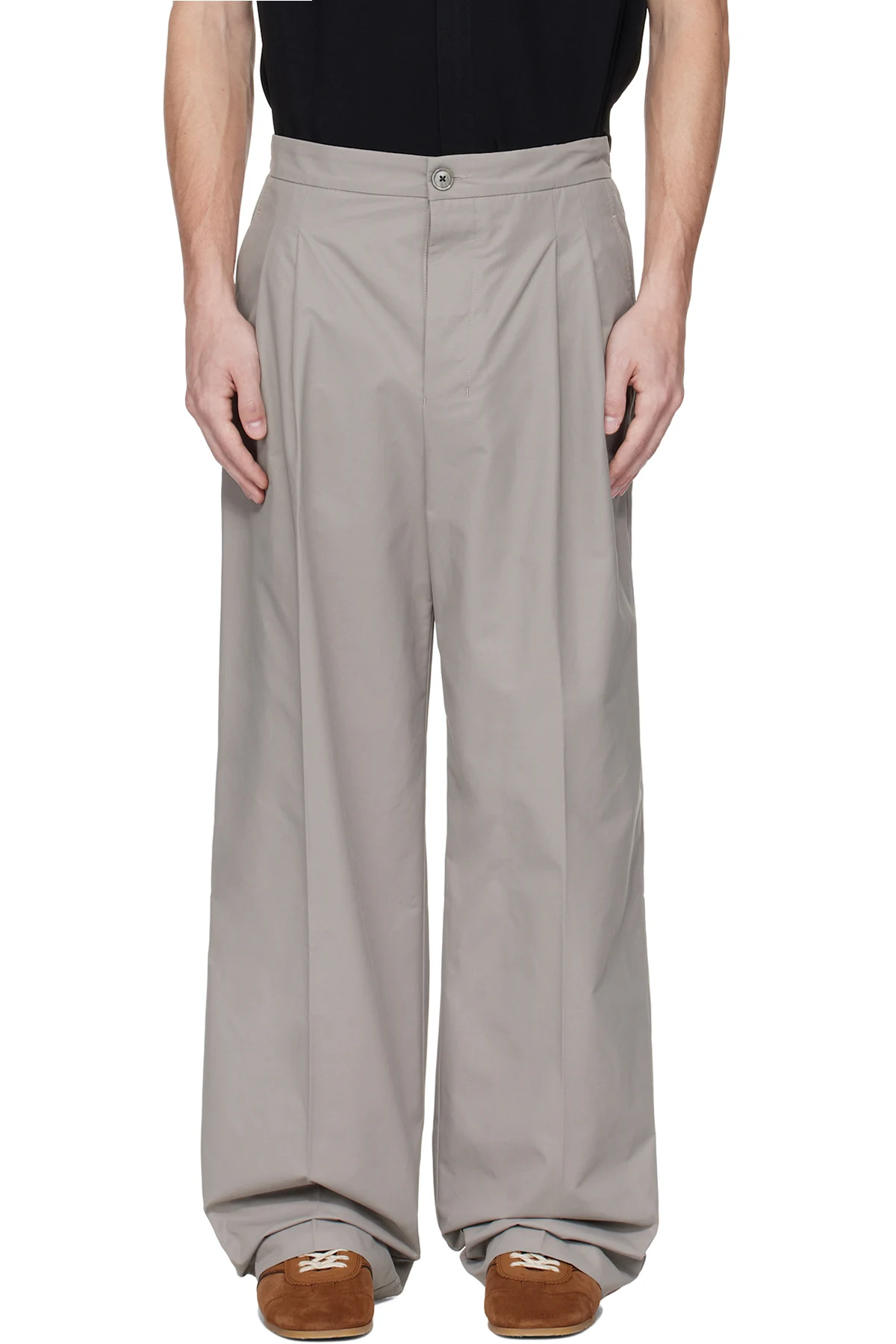 Gray Large Trousers