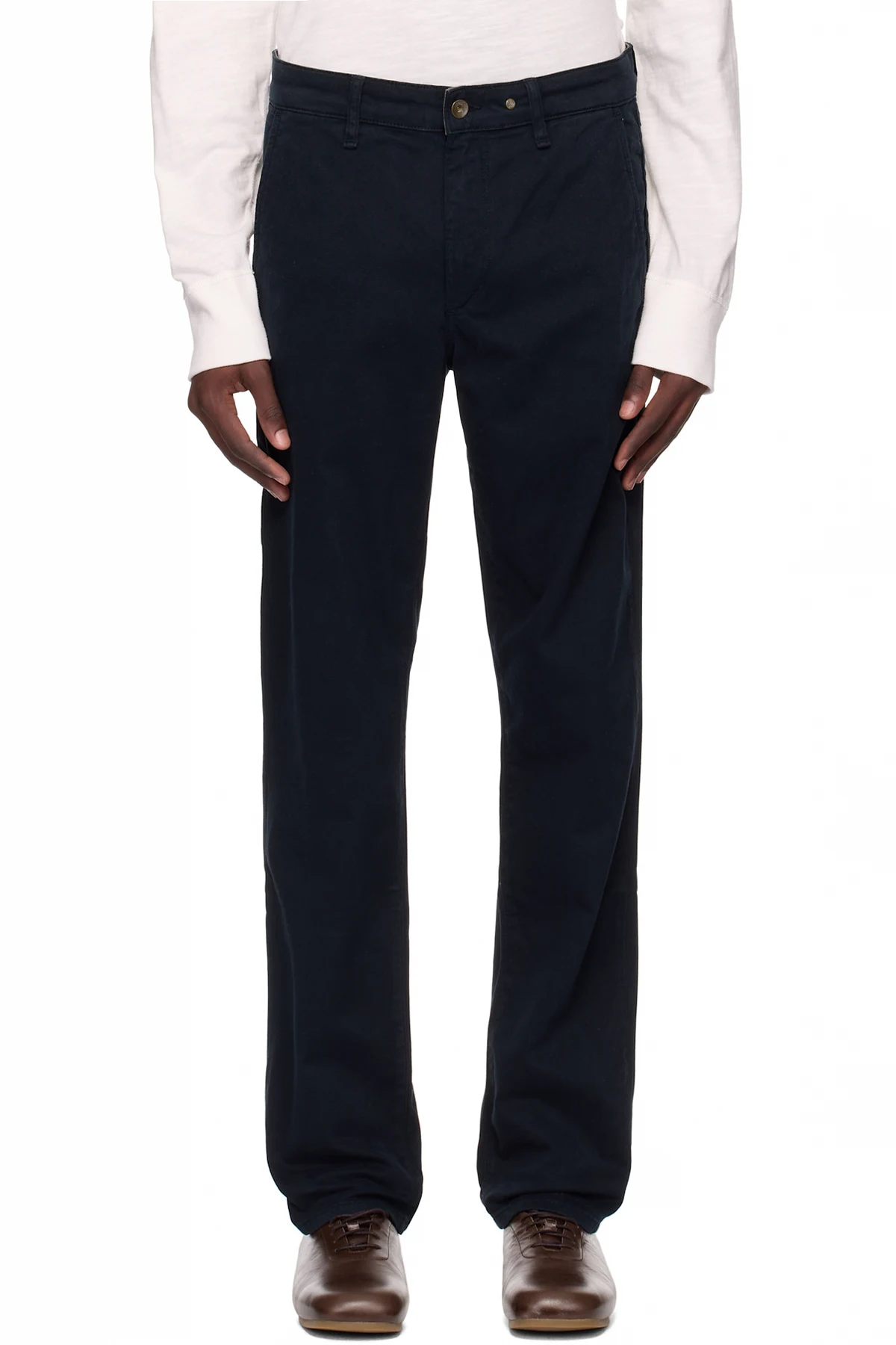 Navy Fit 2 Slim Chino Trousers