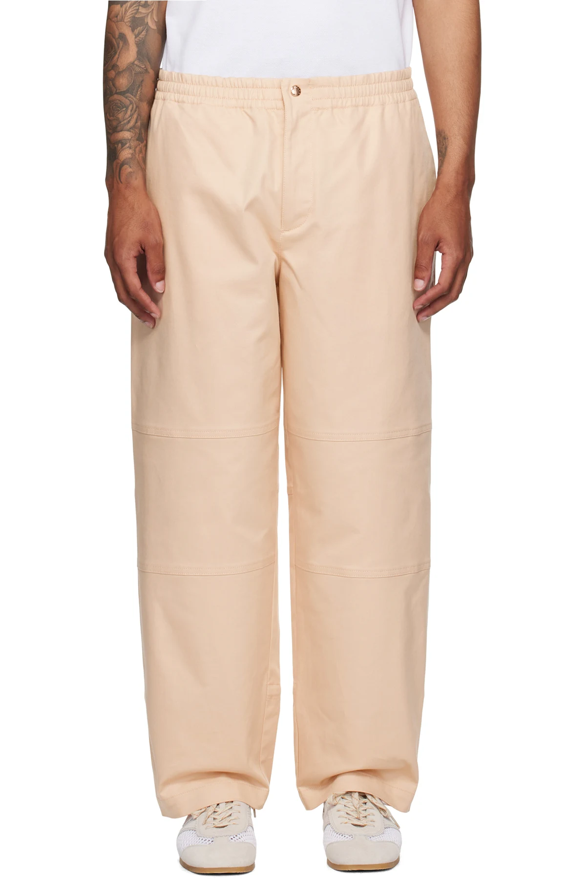 Moncler x Gilga Farm Pink Drawstring Trousers