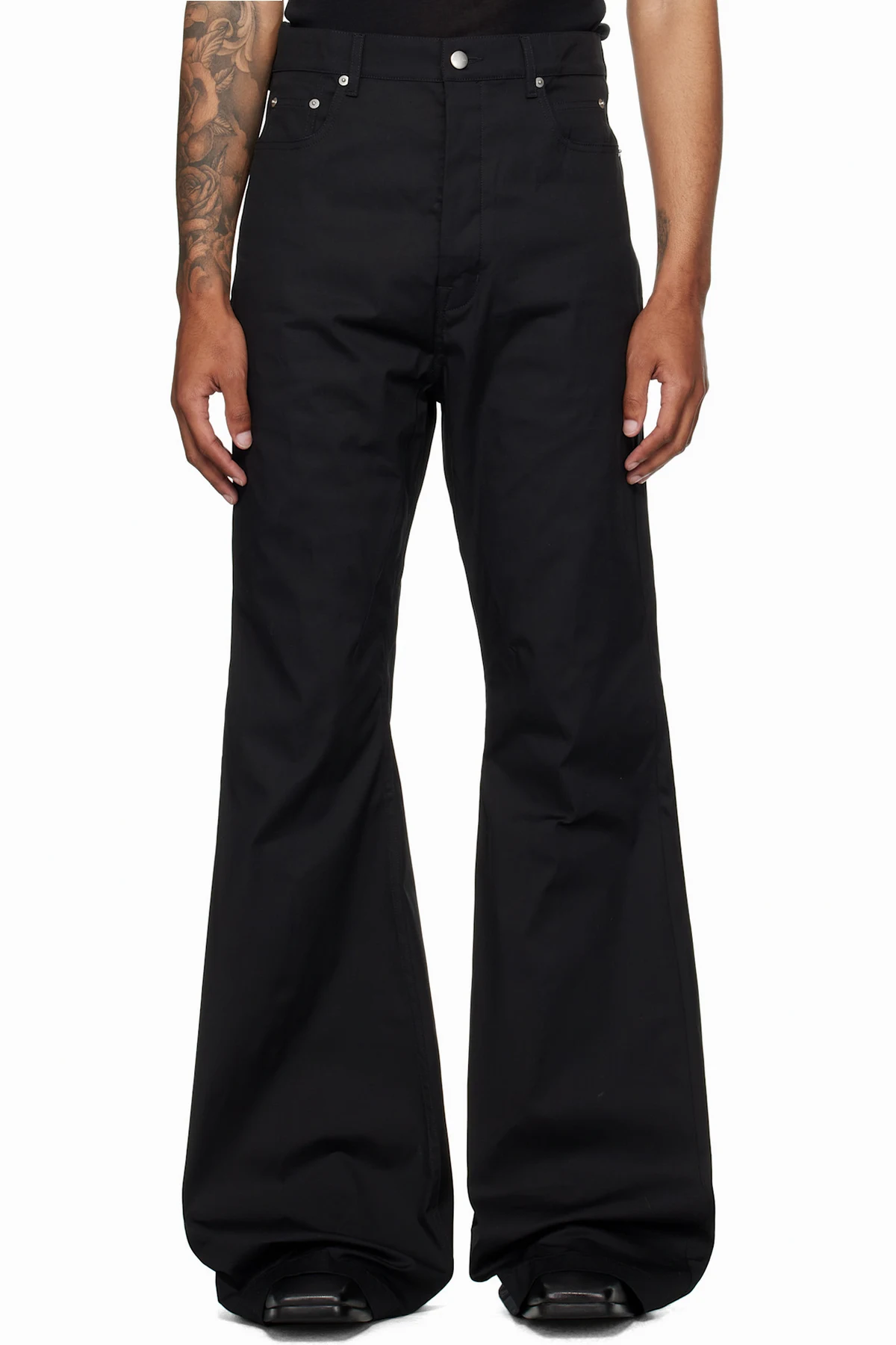 Black Concordians Bolan Bootcut Trousers