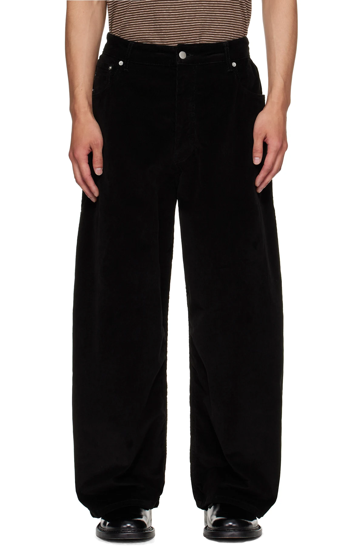 Black Paulo Trousers