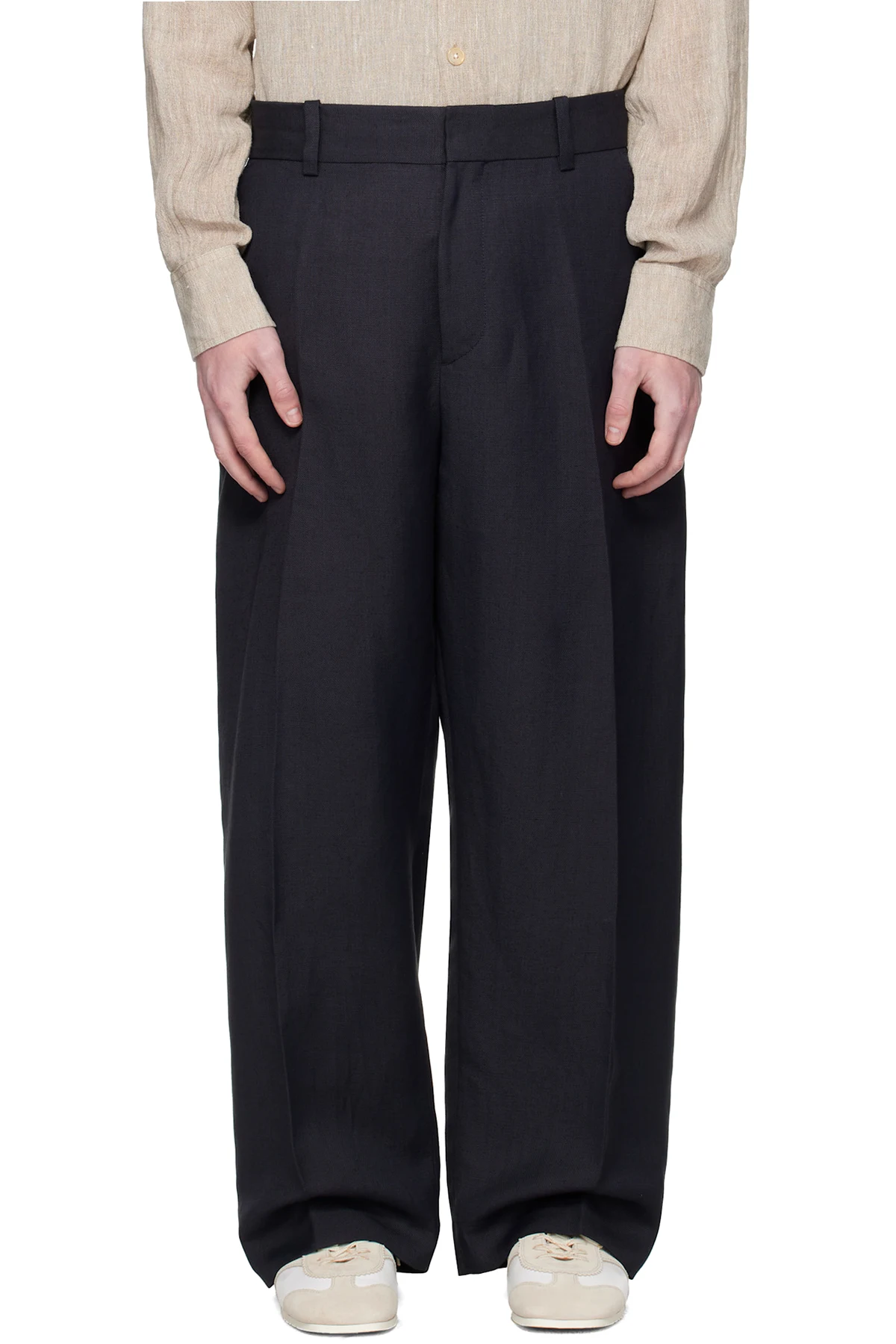 Navy Fume Trousers
