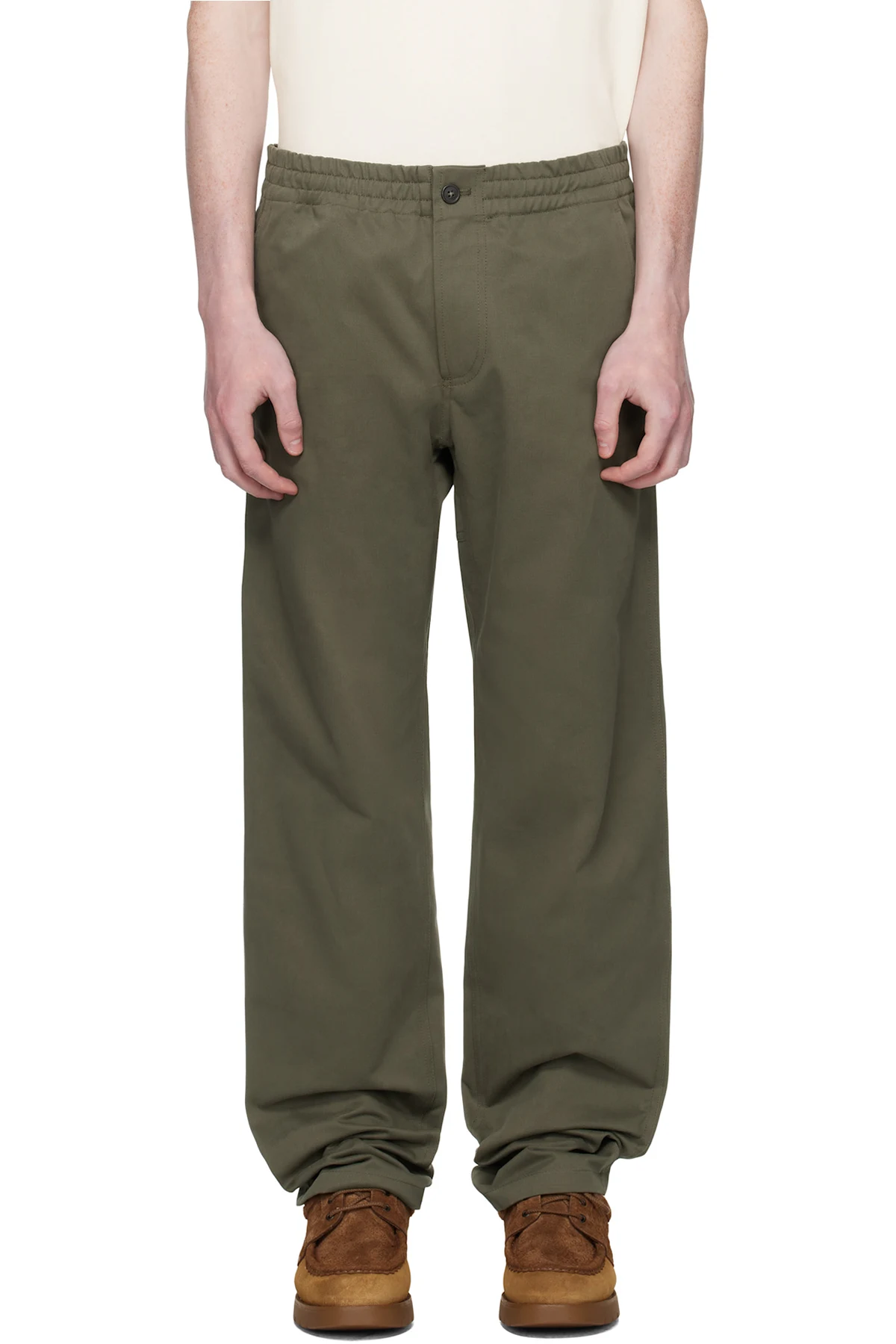 Khaki Chuck Trousers