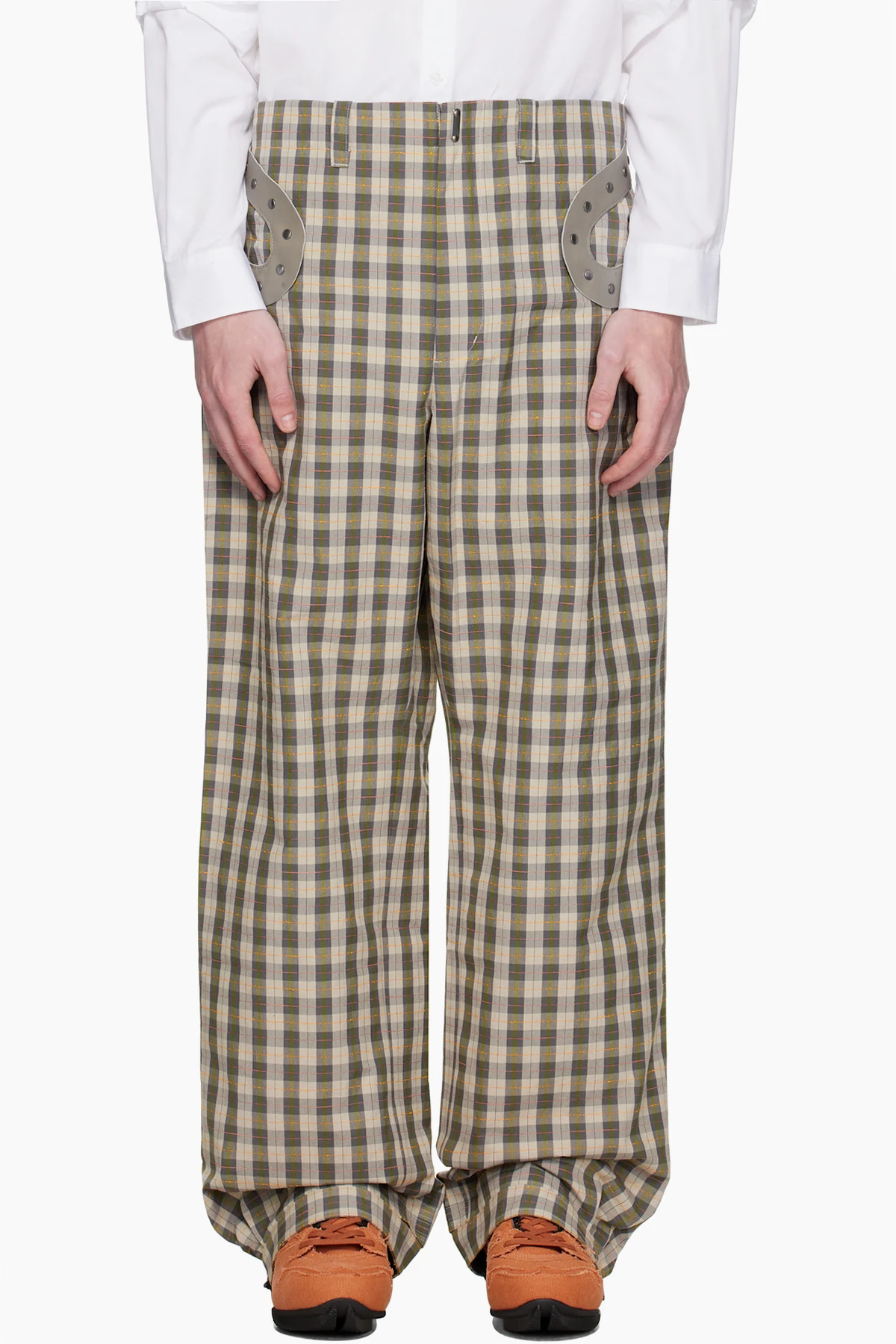 Gray & Taupe Fitz Trousers