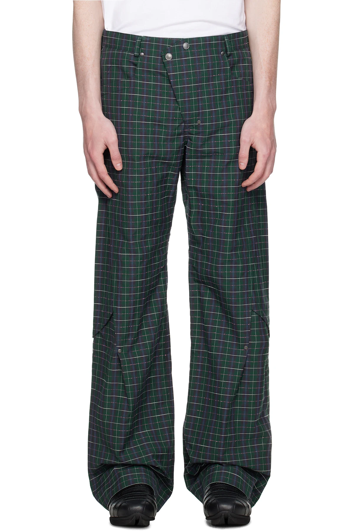 Green & Navy Kraner Trousers