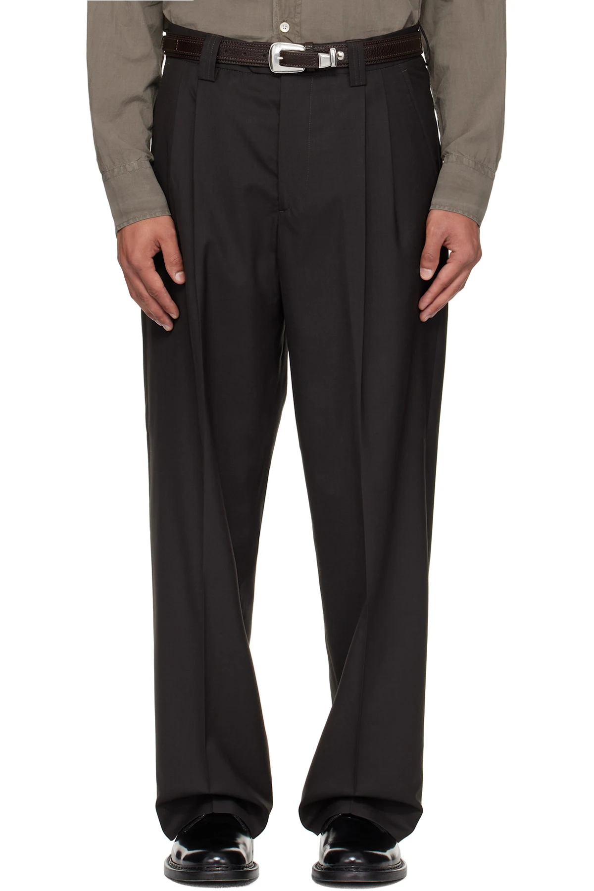 Brown Classic Trousers