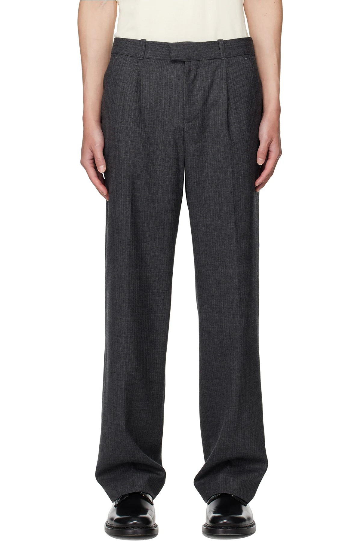 Gray Slack Trousers