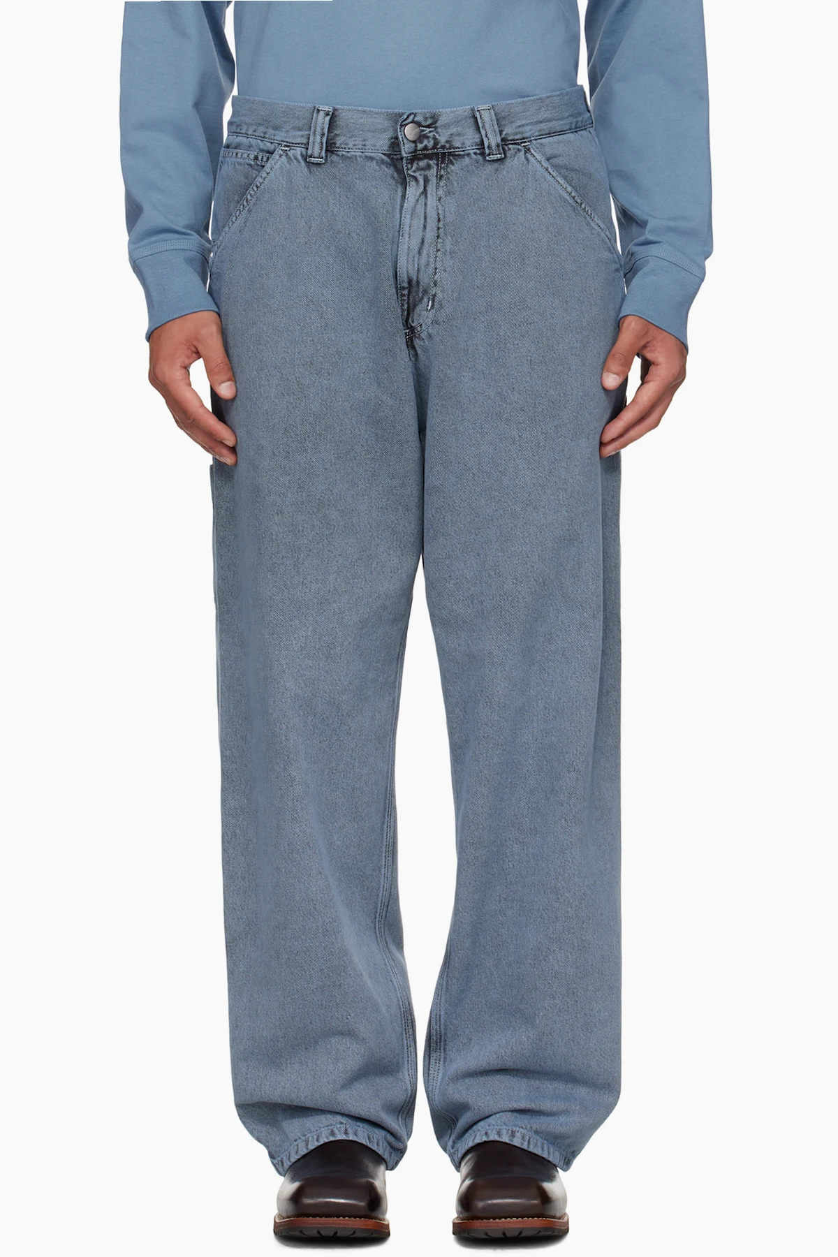 Blue OG Single Knee Jeans