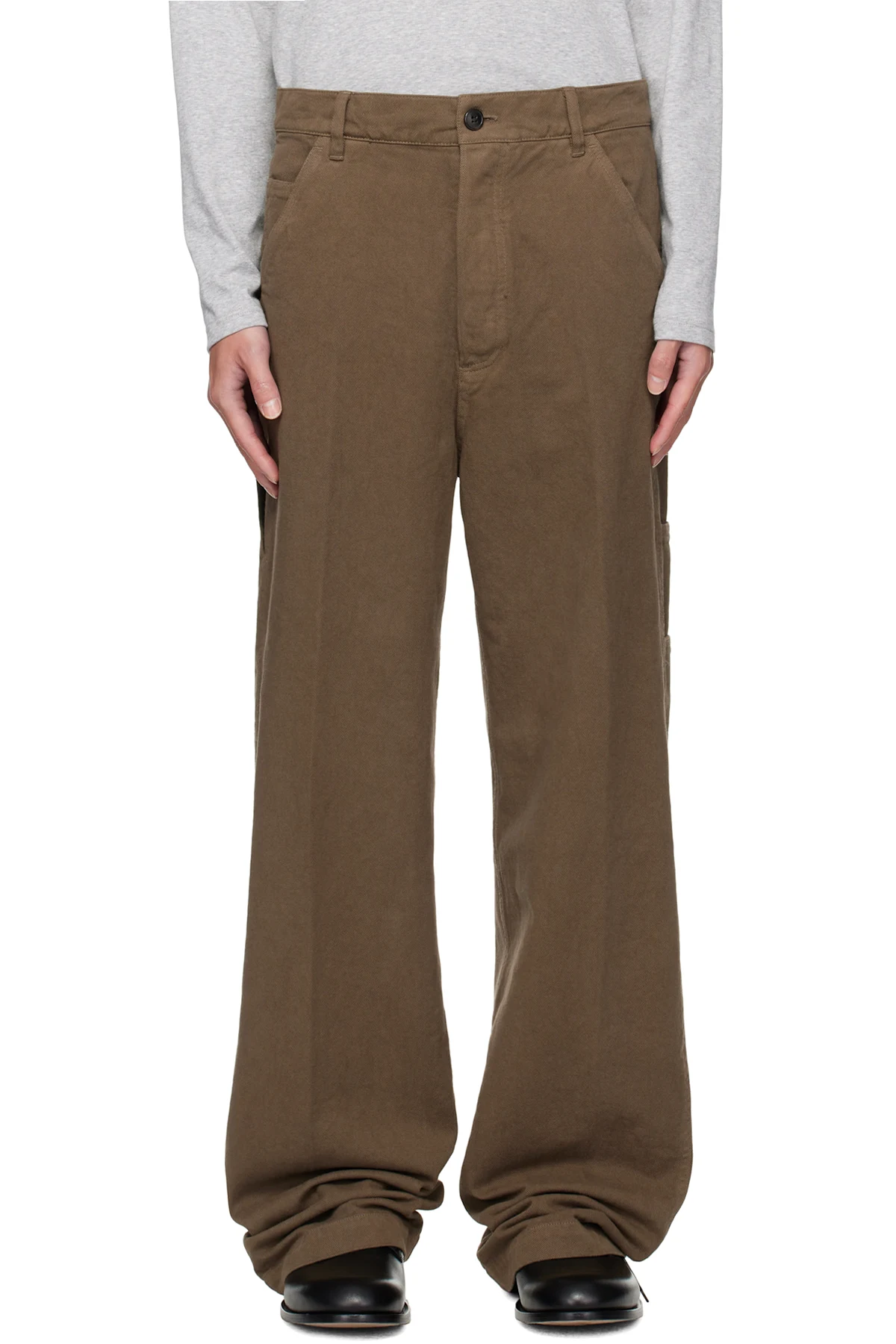 Brown Twill Trousers