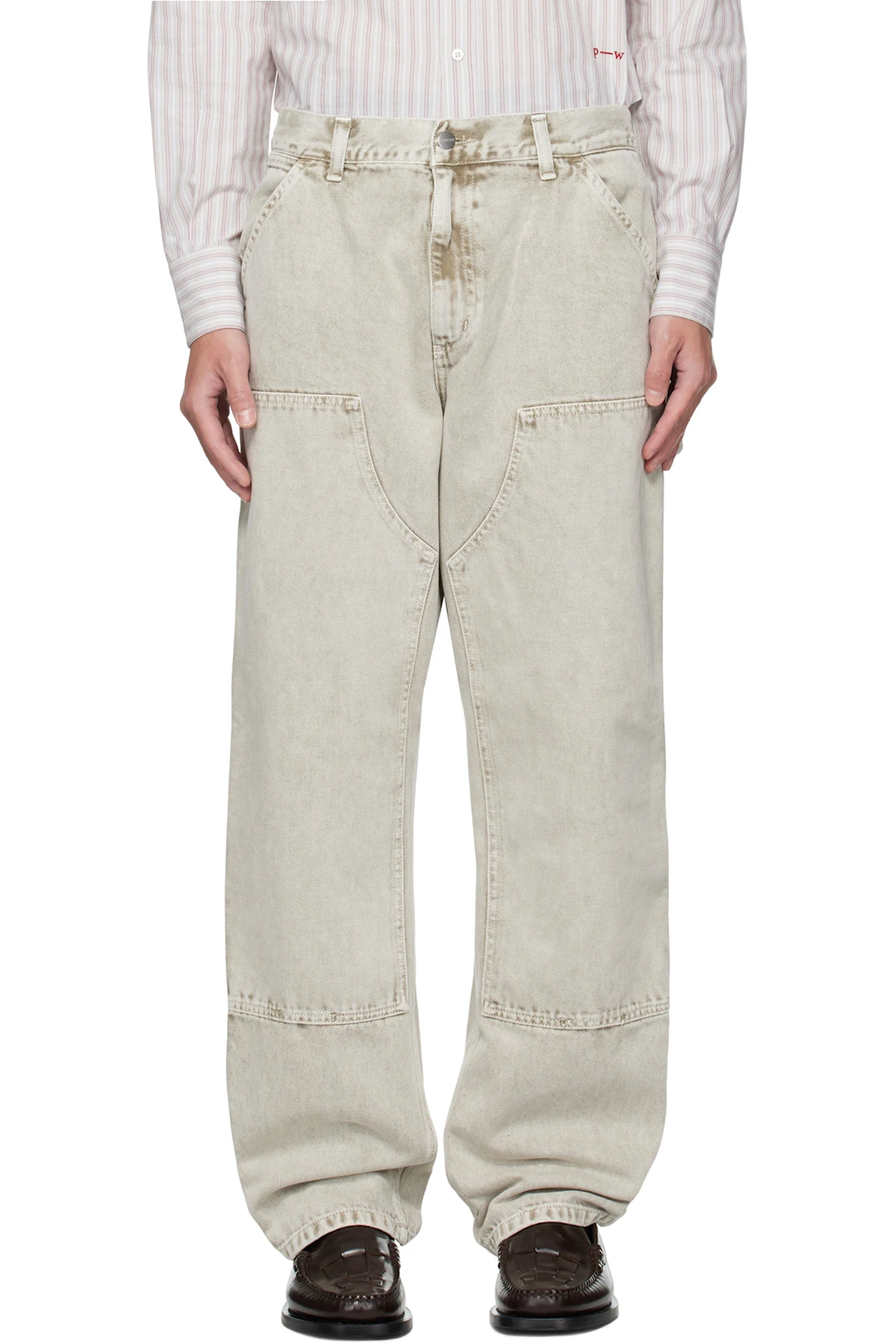 Gray Double Knee Jeans