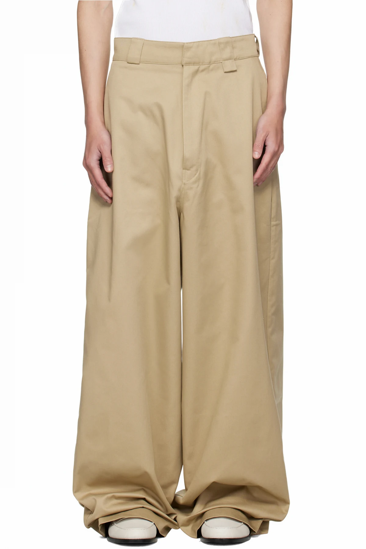 Beige Chino Trousers