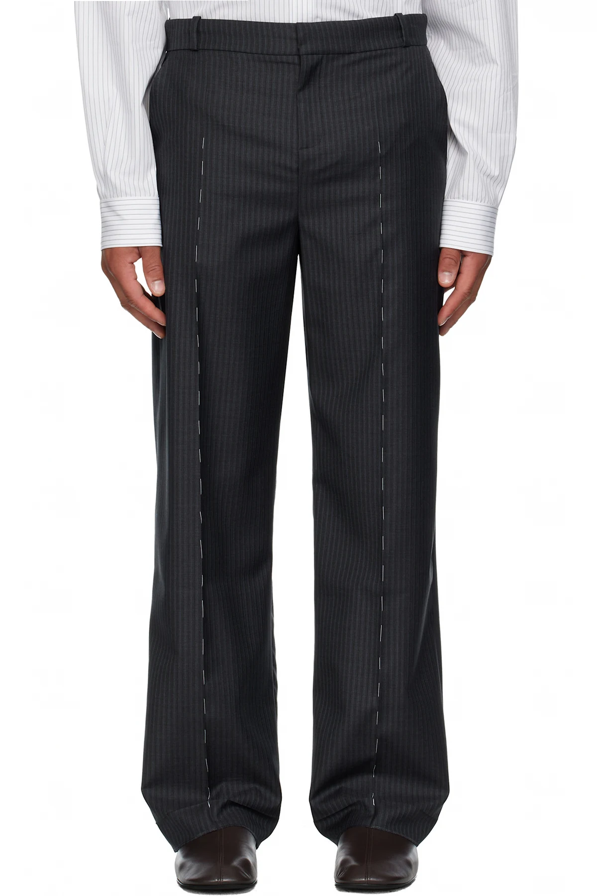 Gray Fundamental Trousers