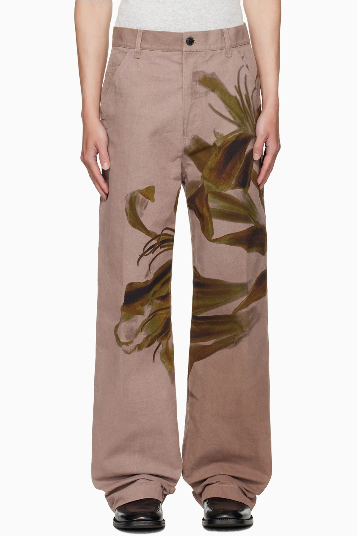 Pink Graphic Trousers