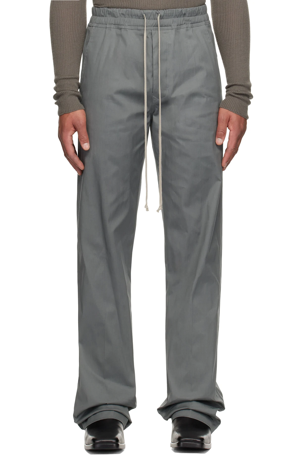Gray Concordians Dietrich Drawstring Trousers