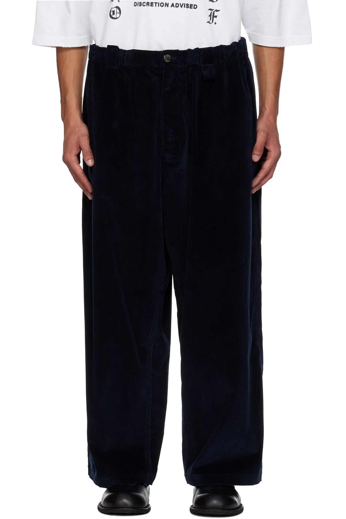 Navy Toluca Trousers