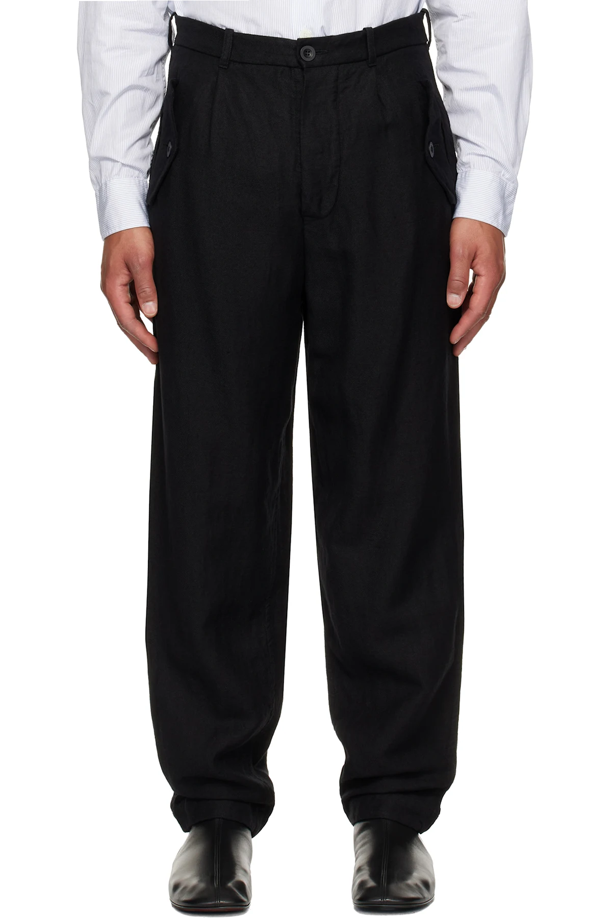 Black Hiroshi Trousers
