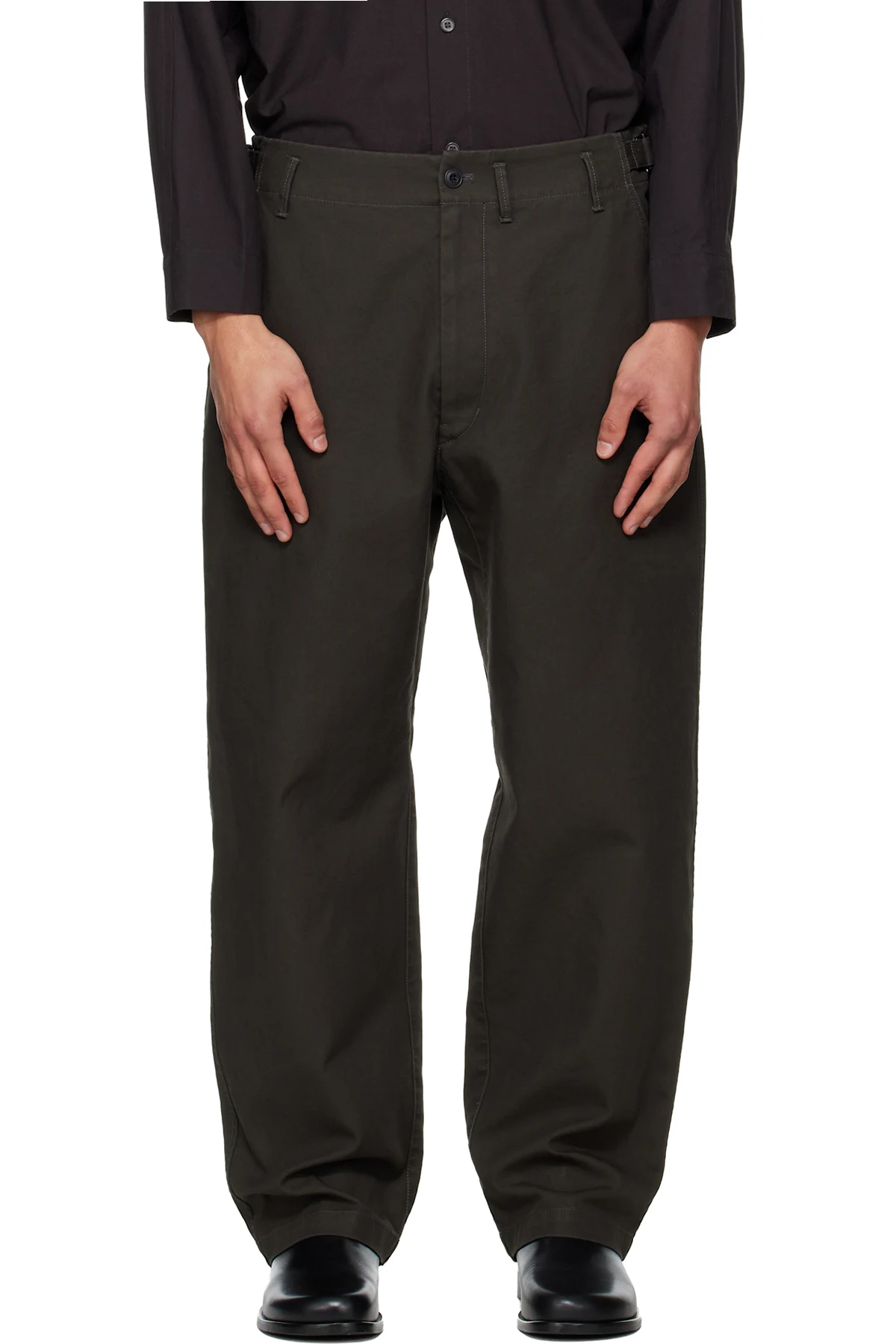 Brown Carrot Trousers