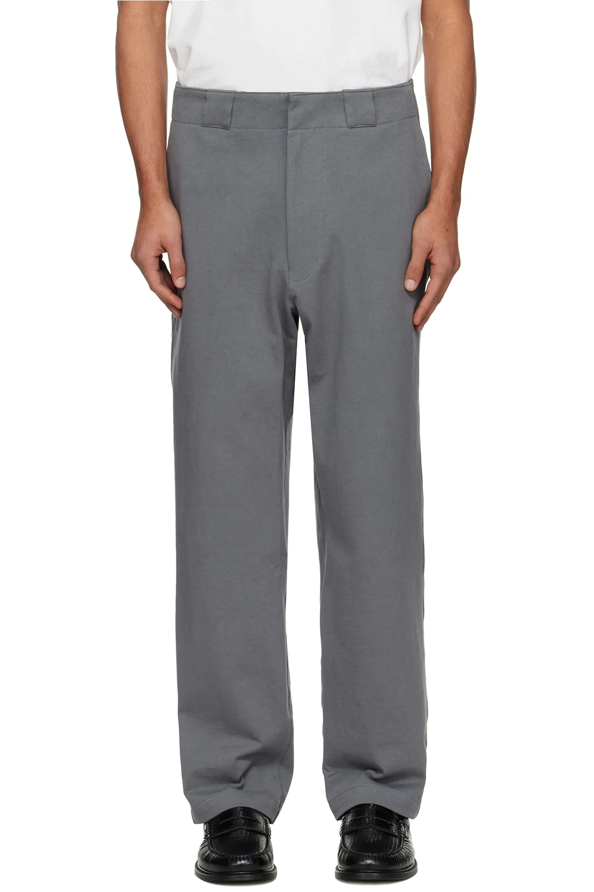 Gray Jersey Trousers