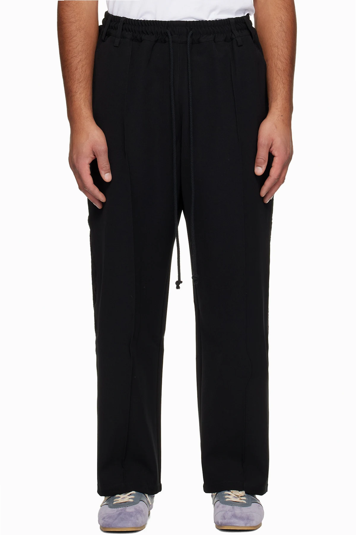 Black Teardrop Trousers