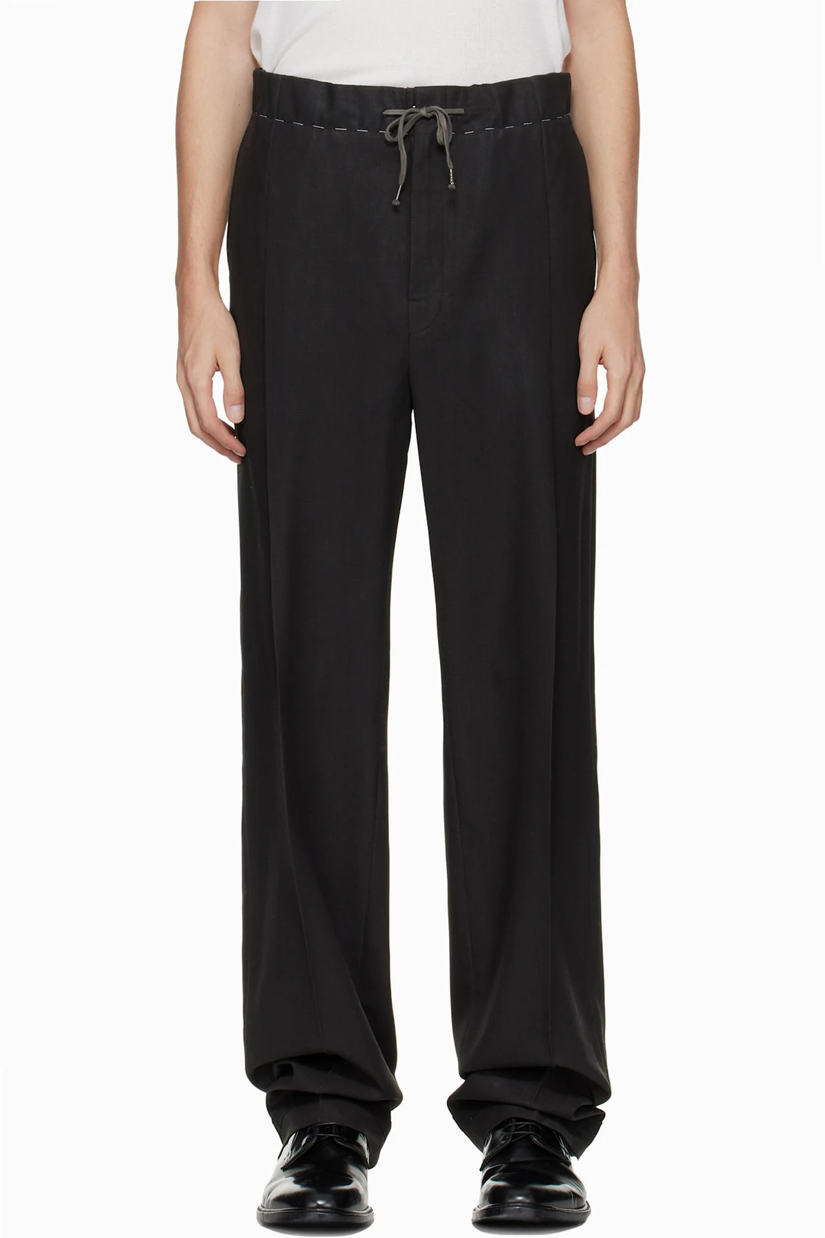 Brown Stitch Trousers