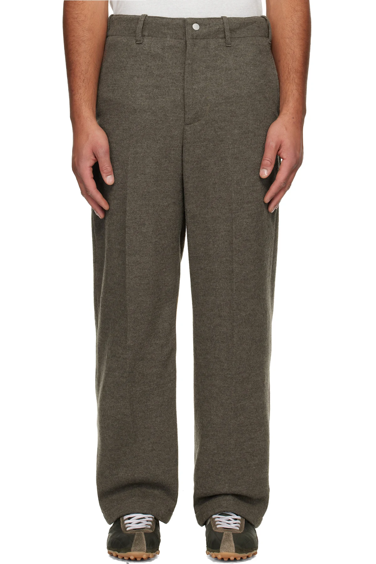 Gray Crater Trousers