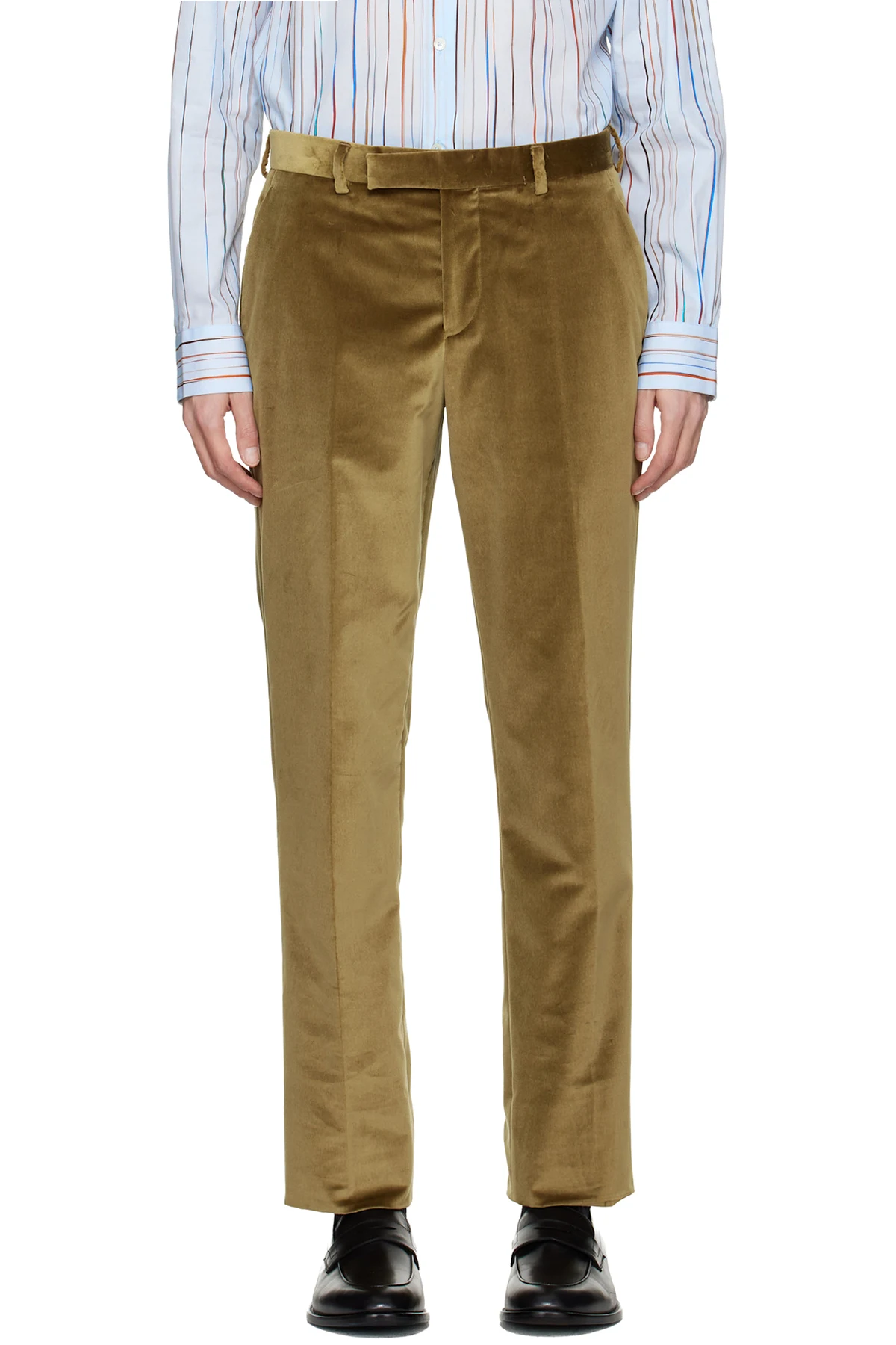 Tan Velvet Trousers
