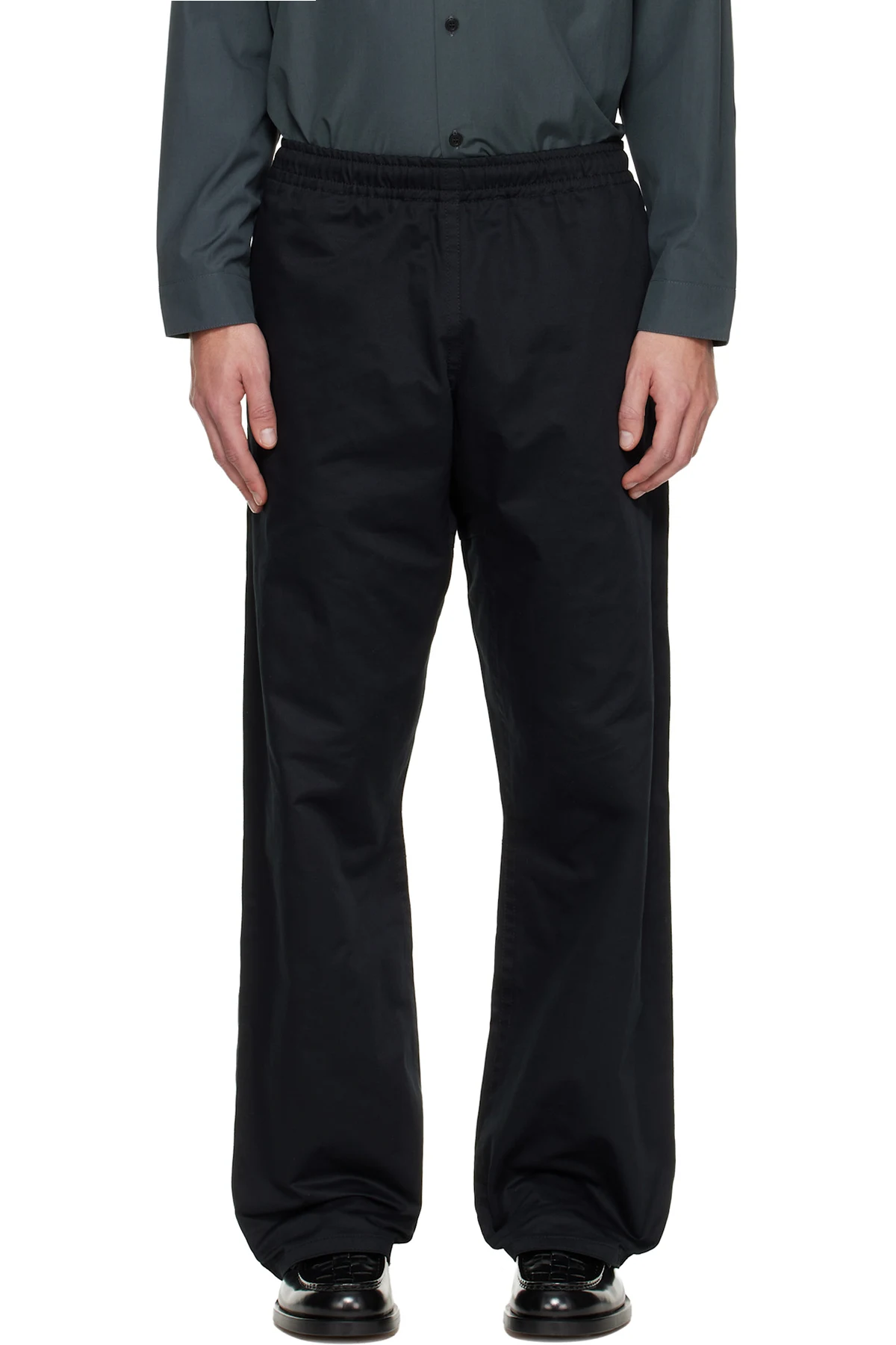 Black Drawstring Trousers