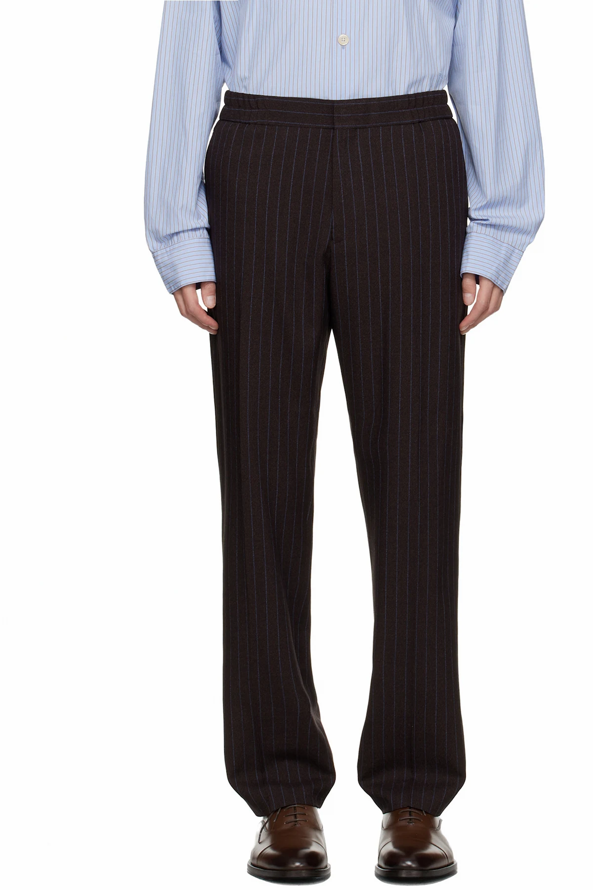 Burgundy Wool Trousers