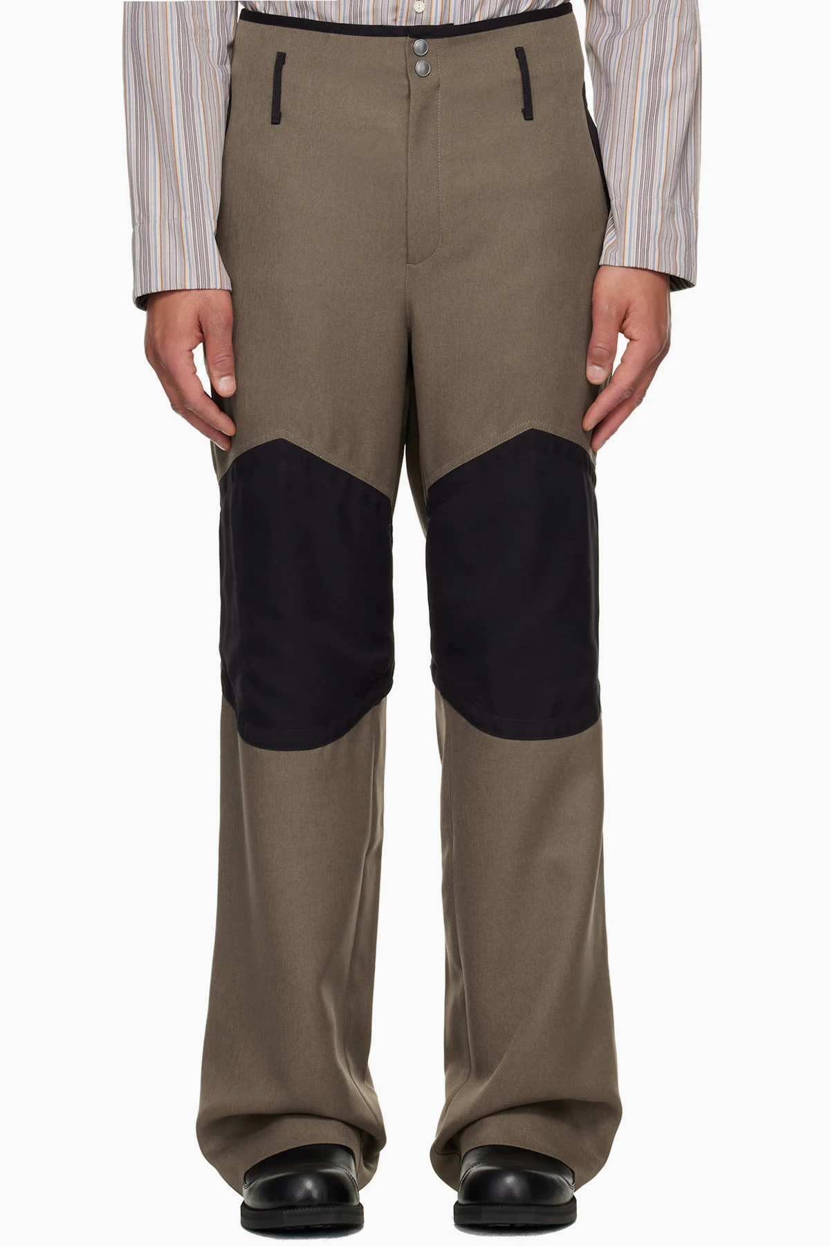 Brown & Black Orvos Trousers