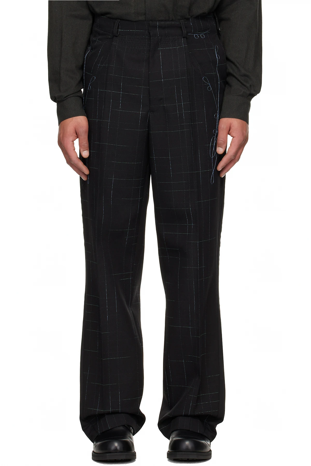 Black Kormos Military Trousers