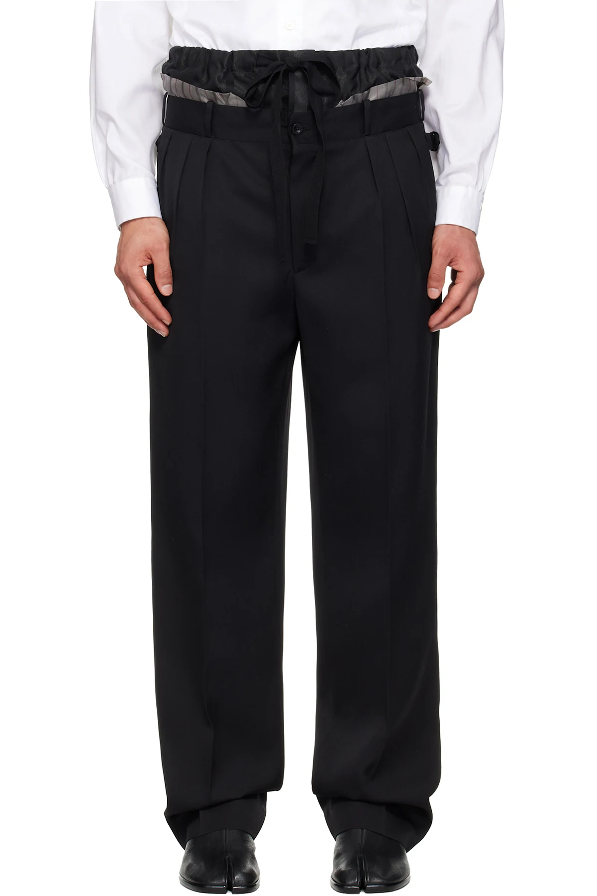 Black 'Anonymity of the lining' Trousers