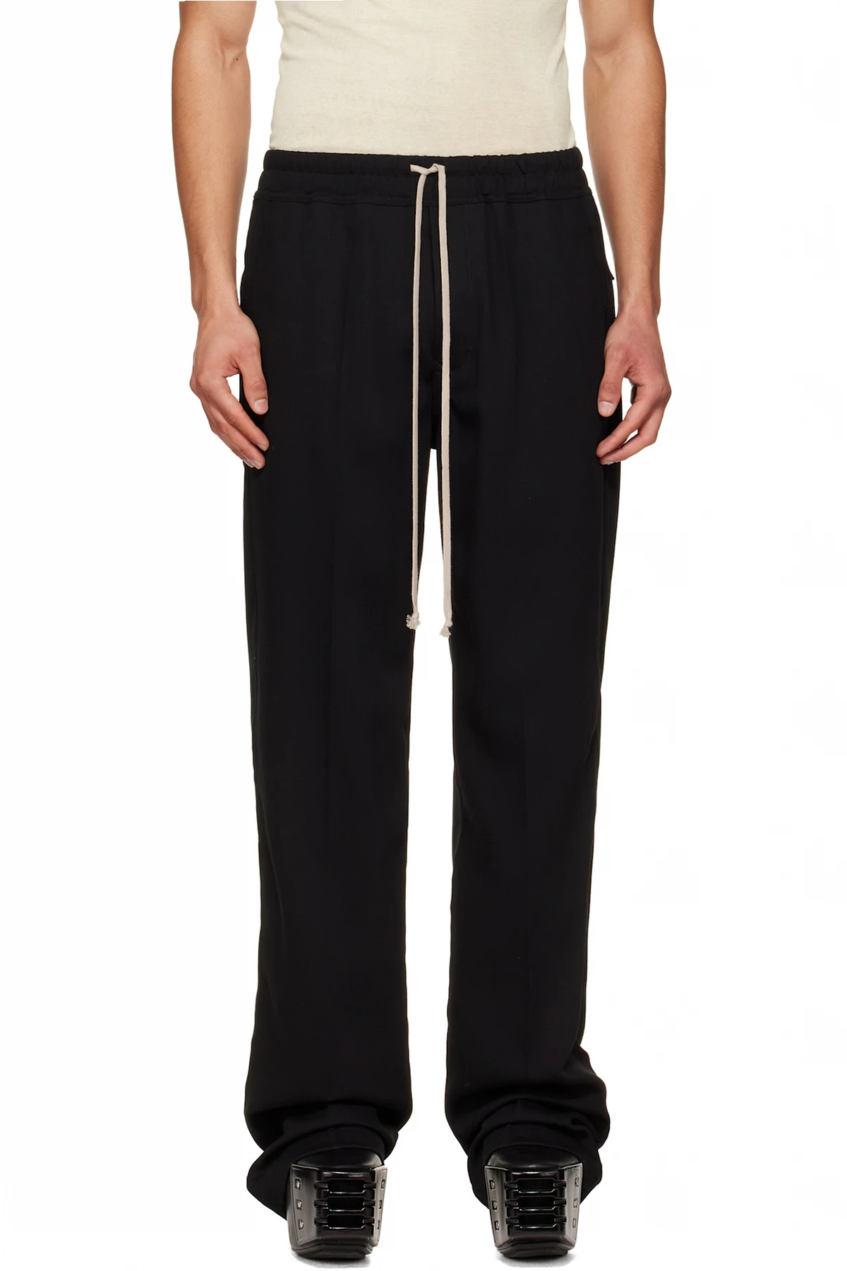 Black Temple Dietrich Drawstring Lounge Pants