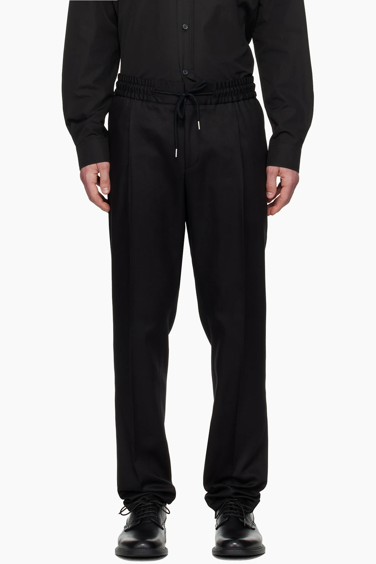Black Slim-Fit Trousers