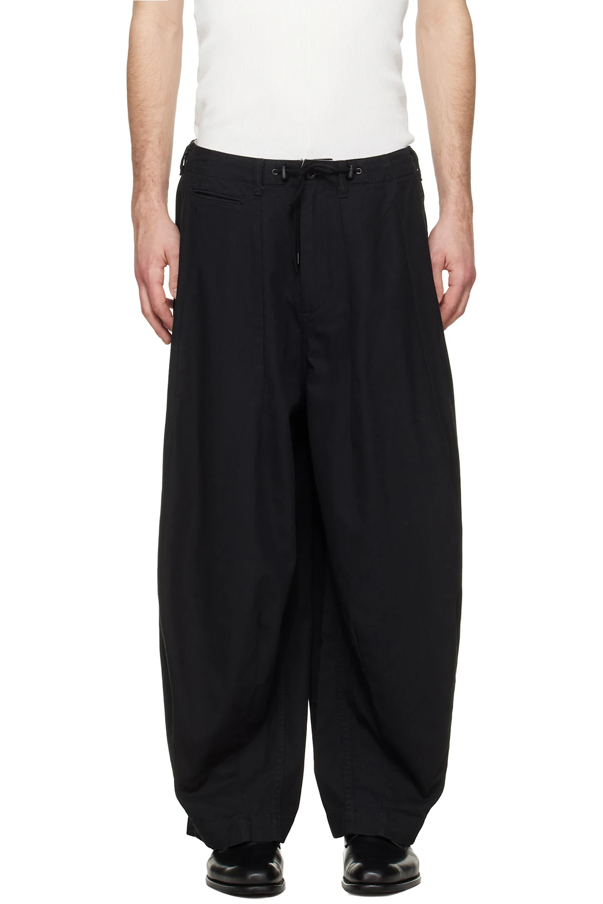 Black H.D. Military Trousers
