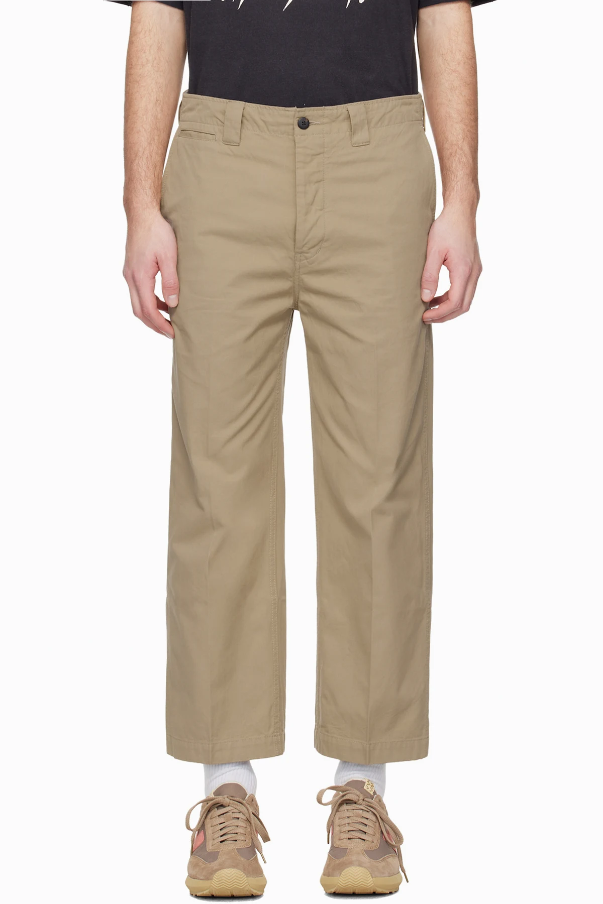 Beige Leaguers Chino Trousers