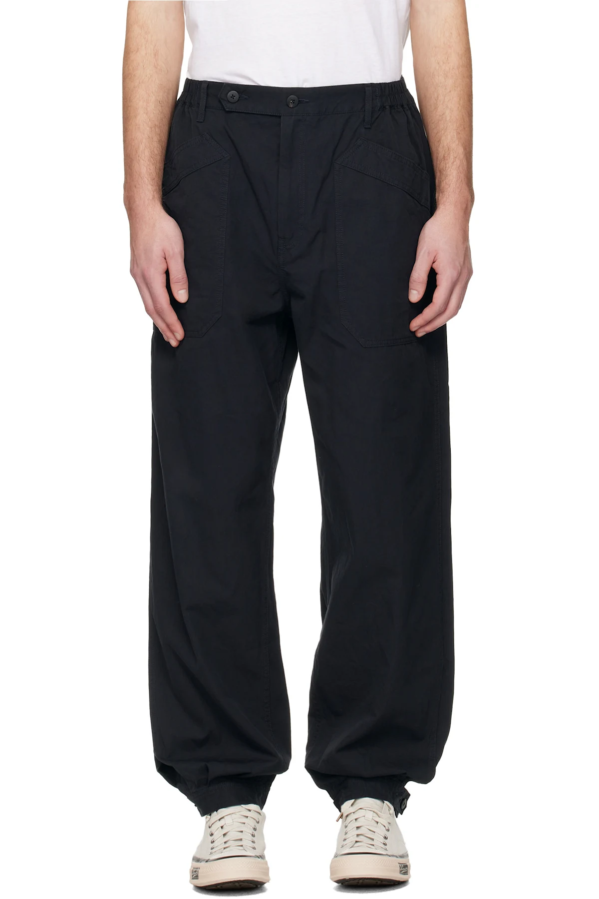 Navy Carrol Trousers