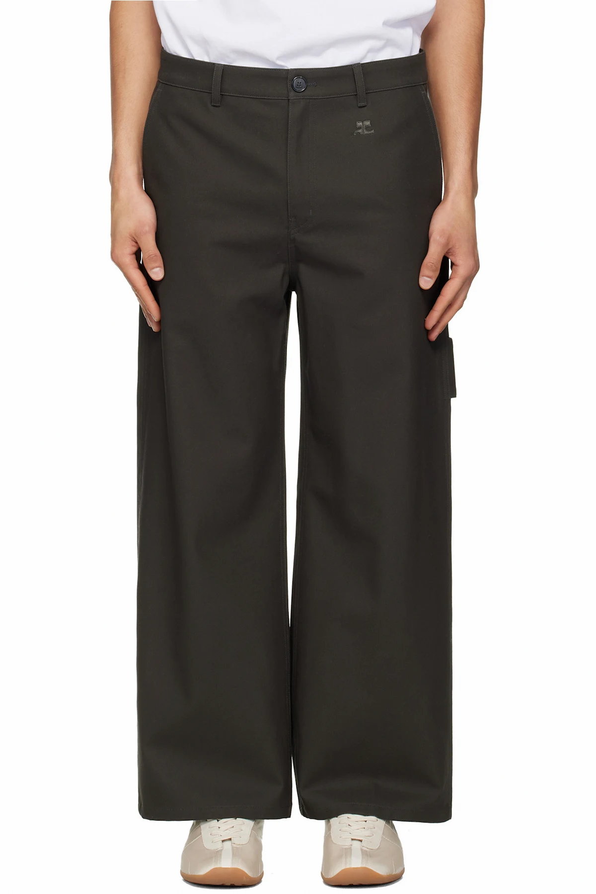 Gray Hammer Cotton Short Trousers