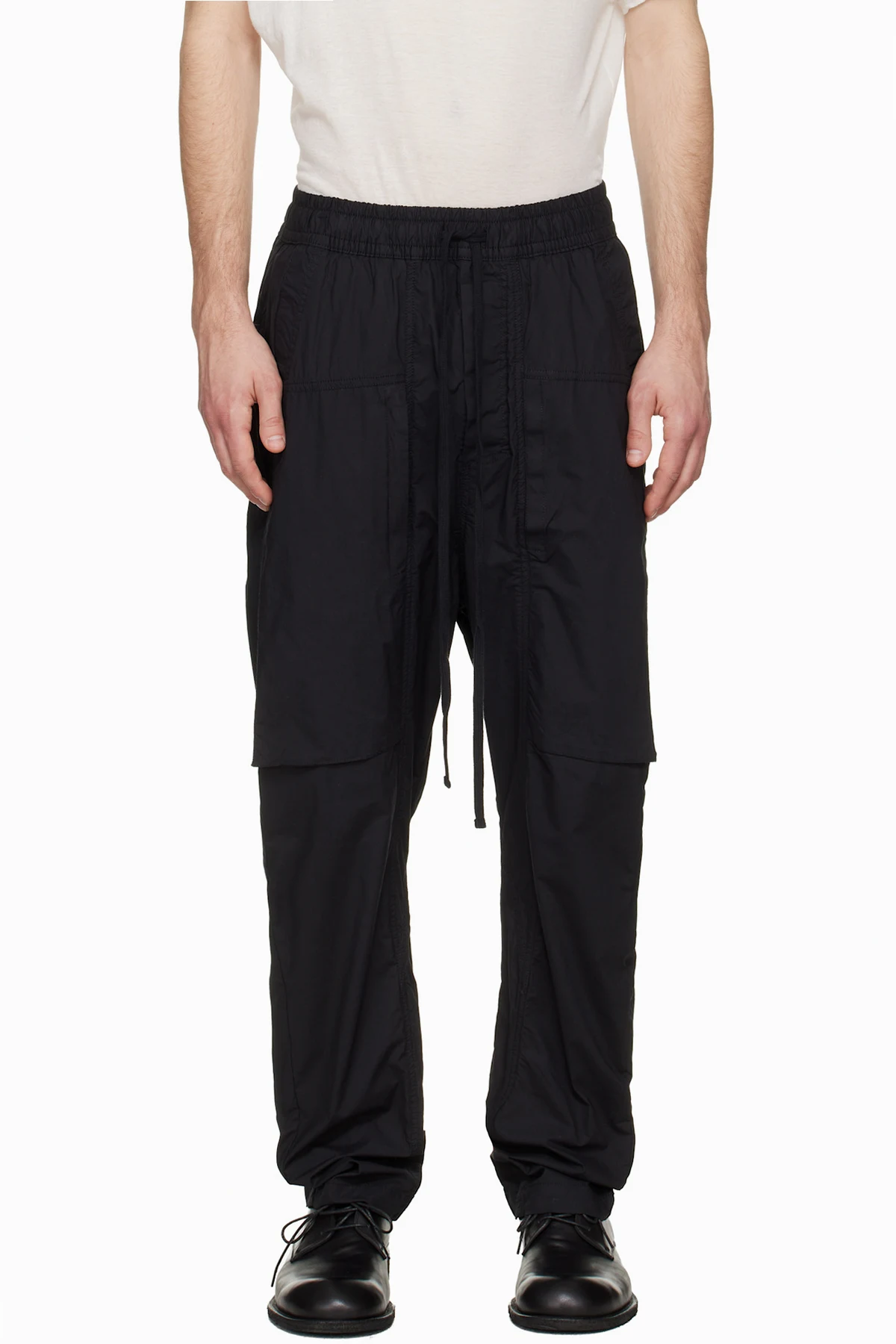 Black M P 34 Trousers