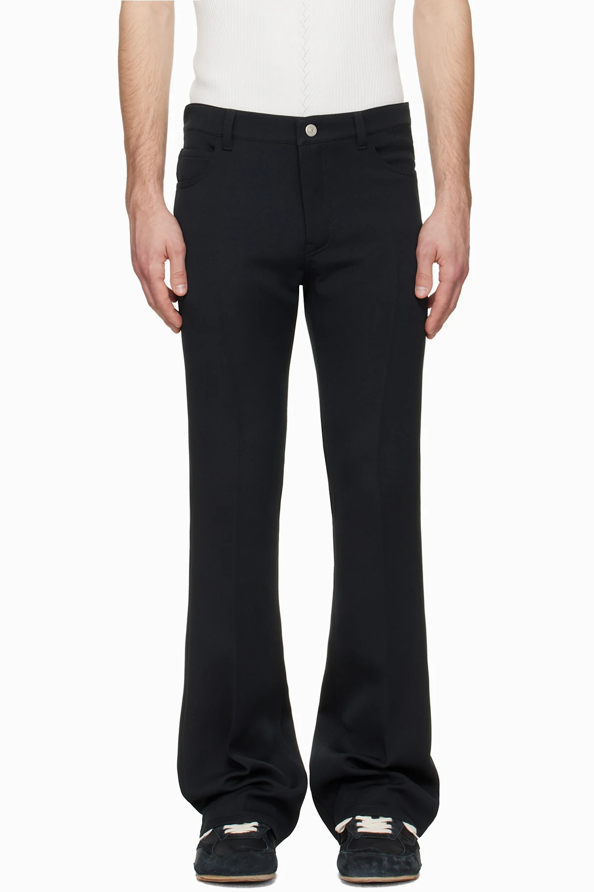 Black Signature 70's Bootcut Trousers