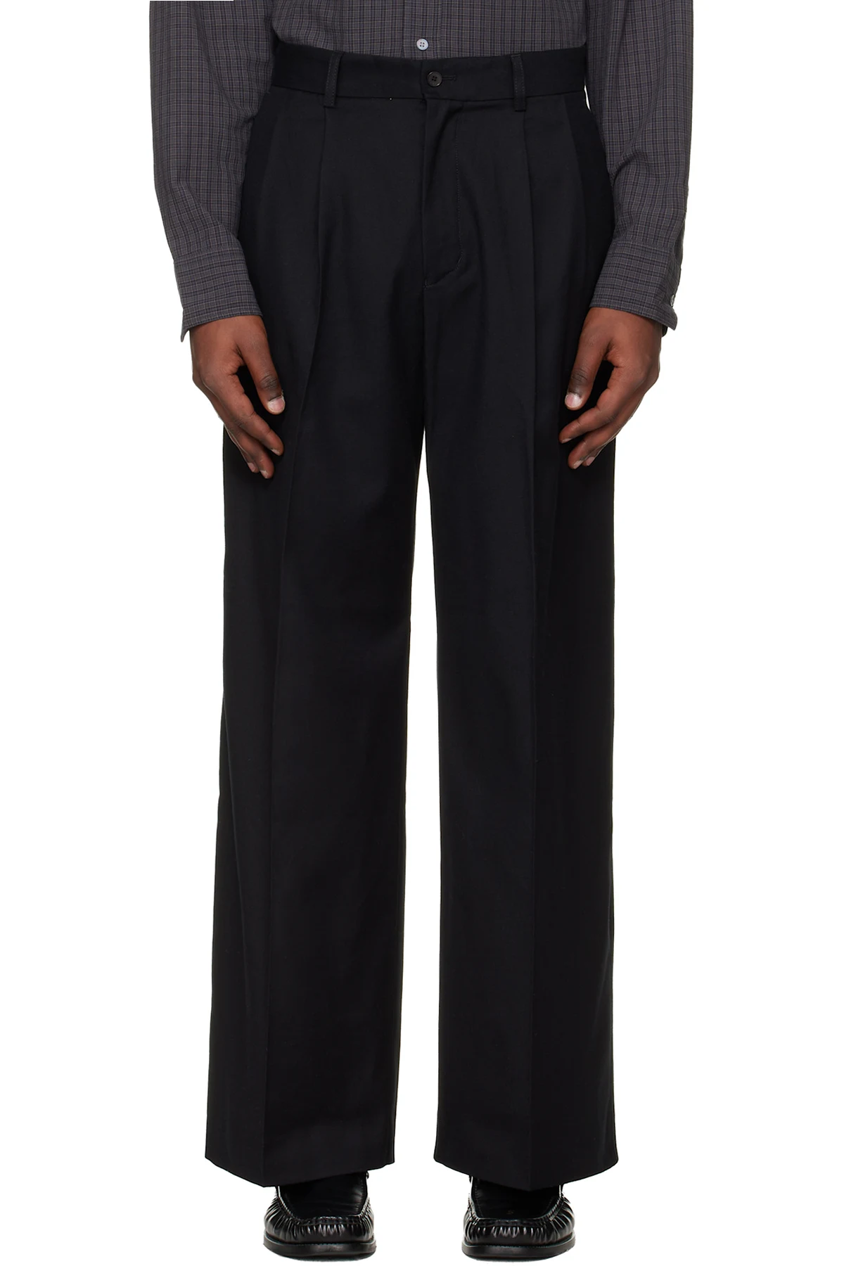 Black Loose-Fit Trousers