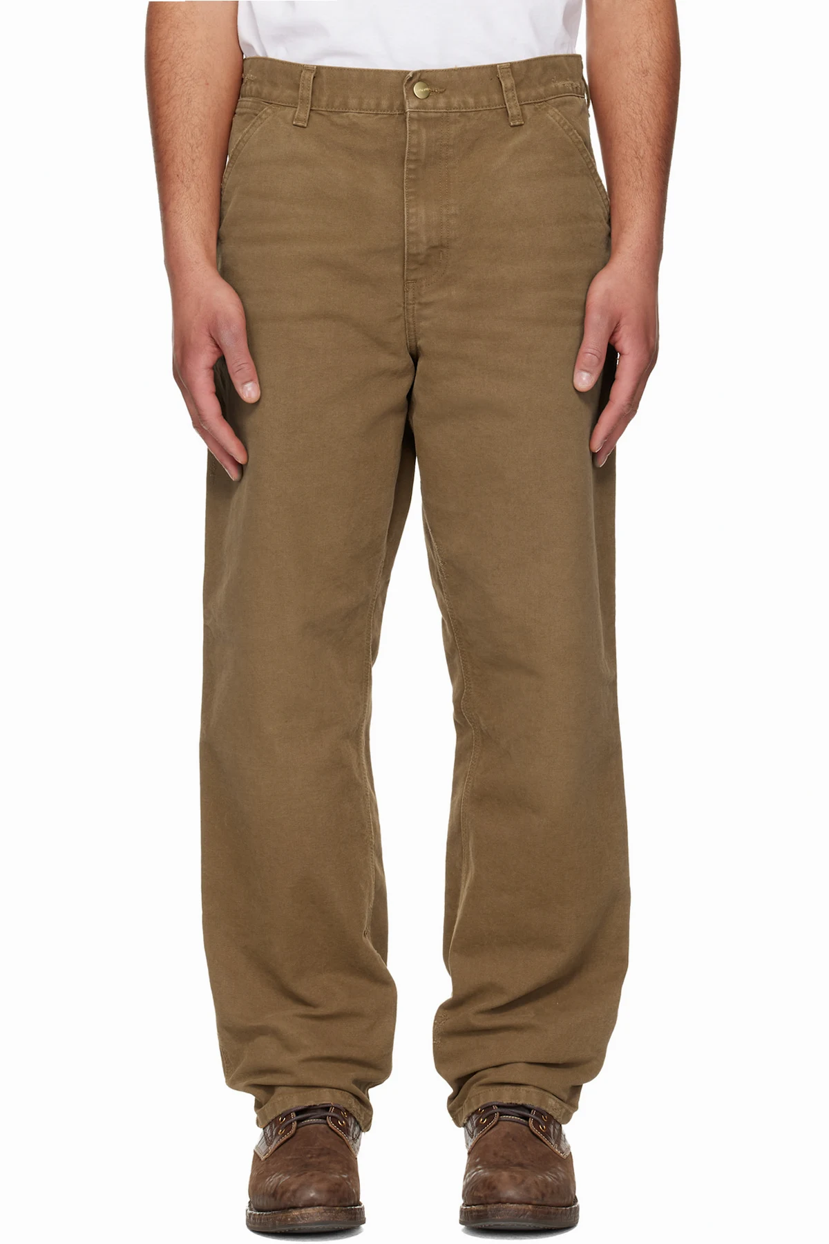 Tan Single Knee Trousers