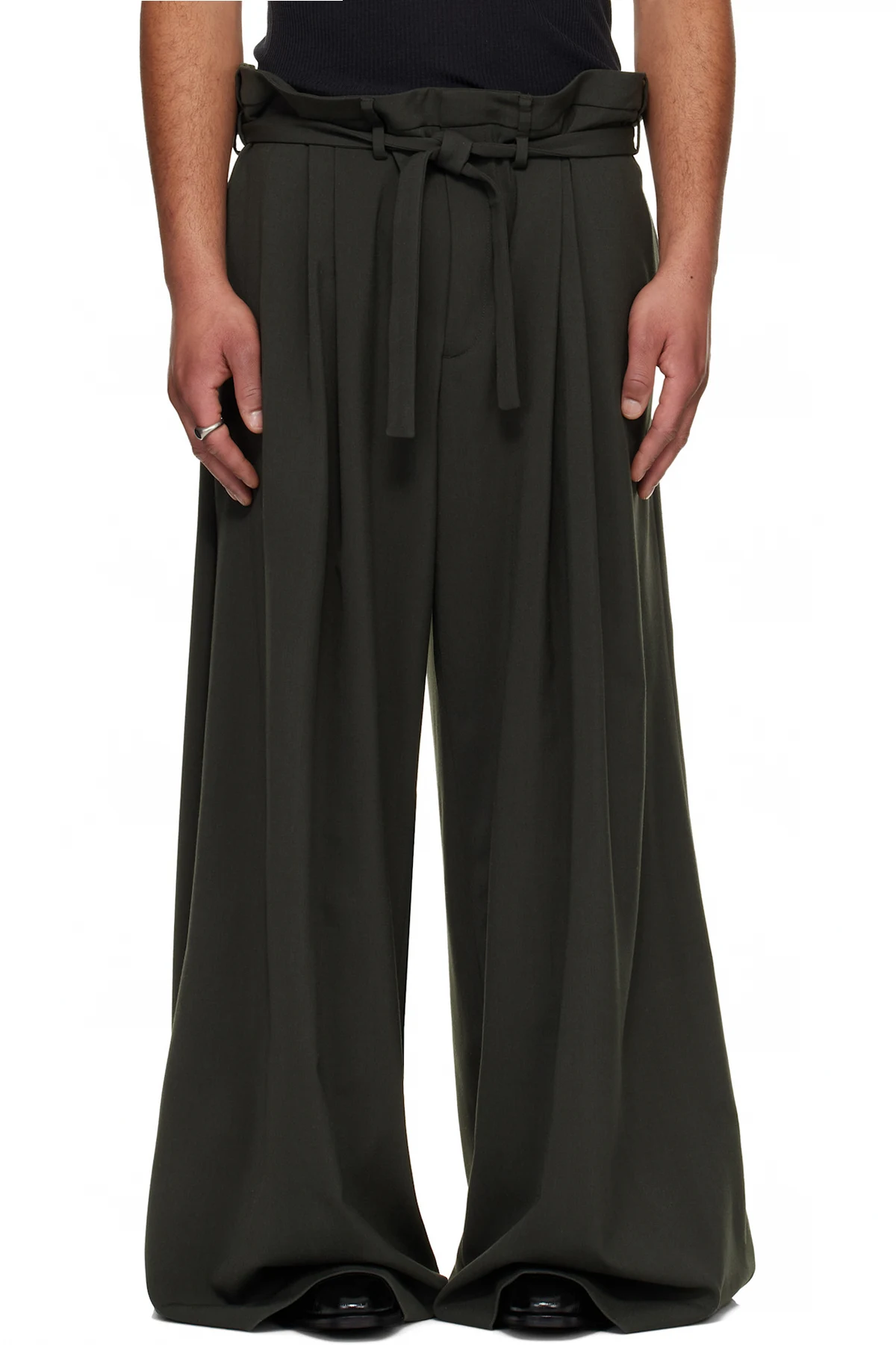 Gray Slacker Maxis Trousers