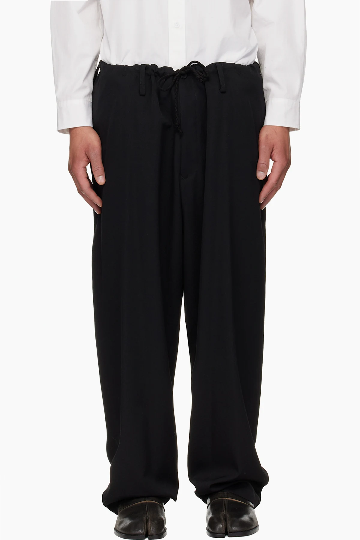 Black New Standard String Trousers