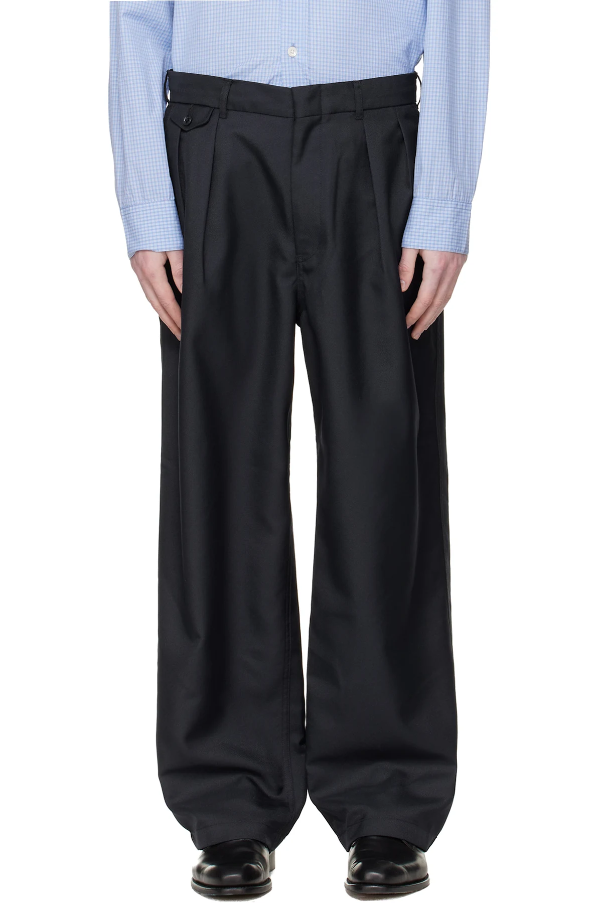 Navy Polyester Twill Club Trousers