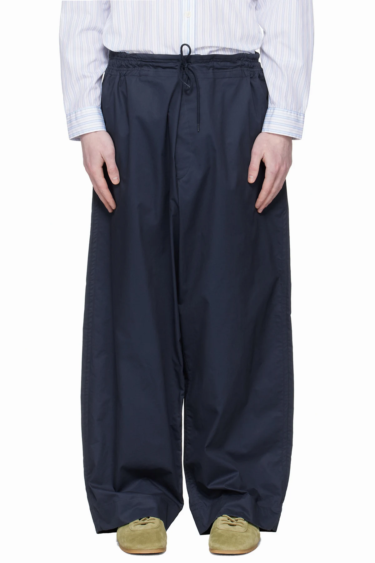 Navy Drawstring Trousers