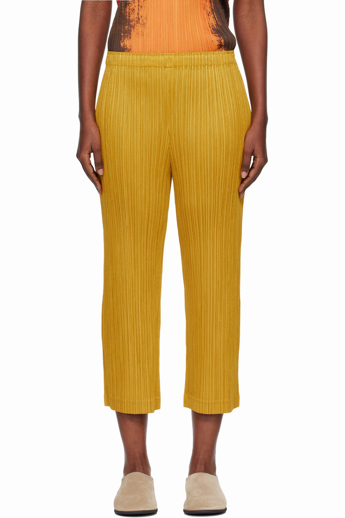 Yellow Thicker Bottoms 1 Trousers