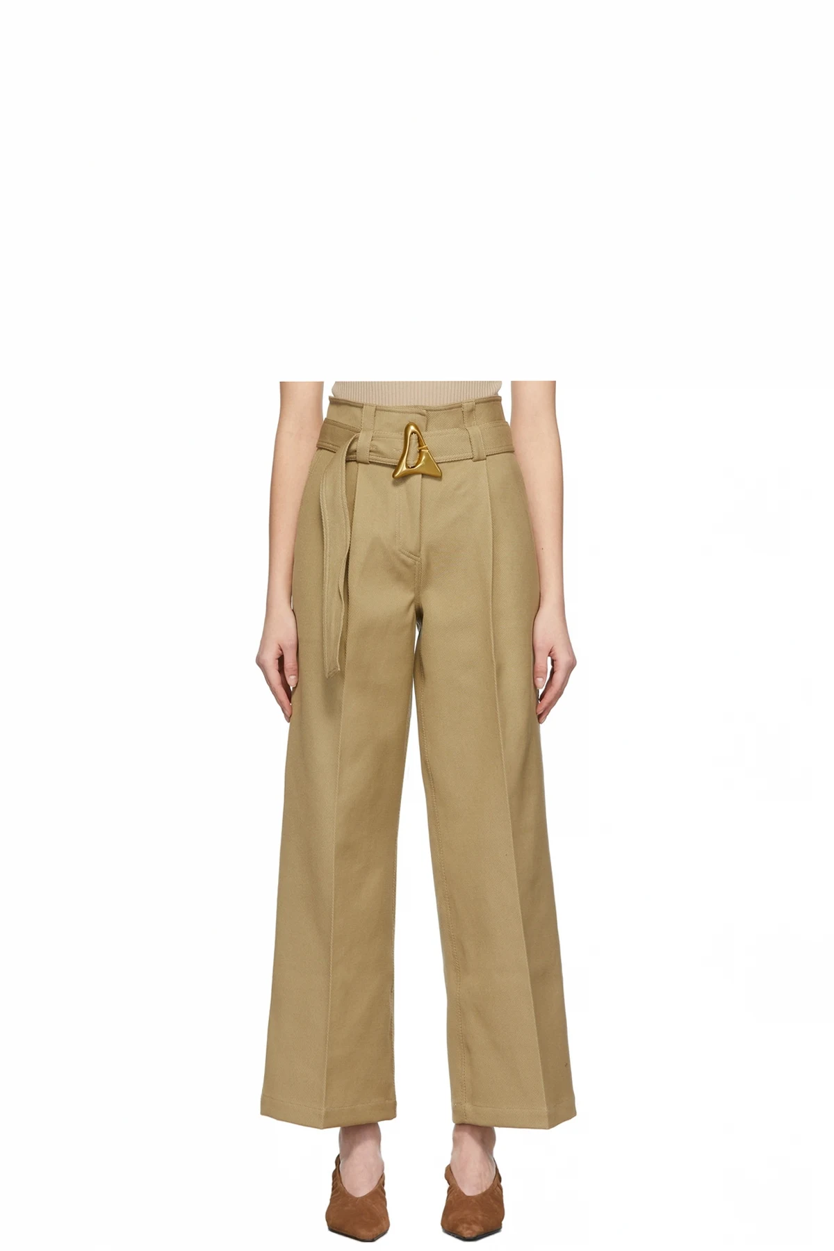 Beige Flyn Trousers