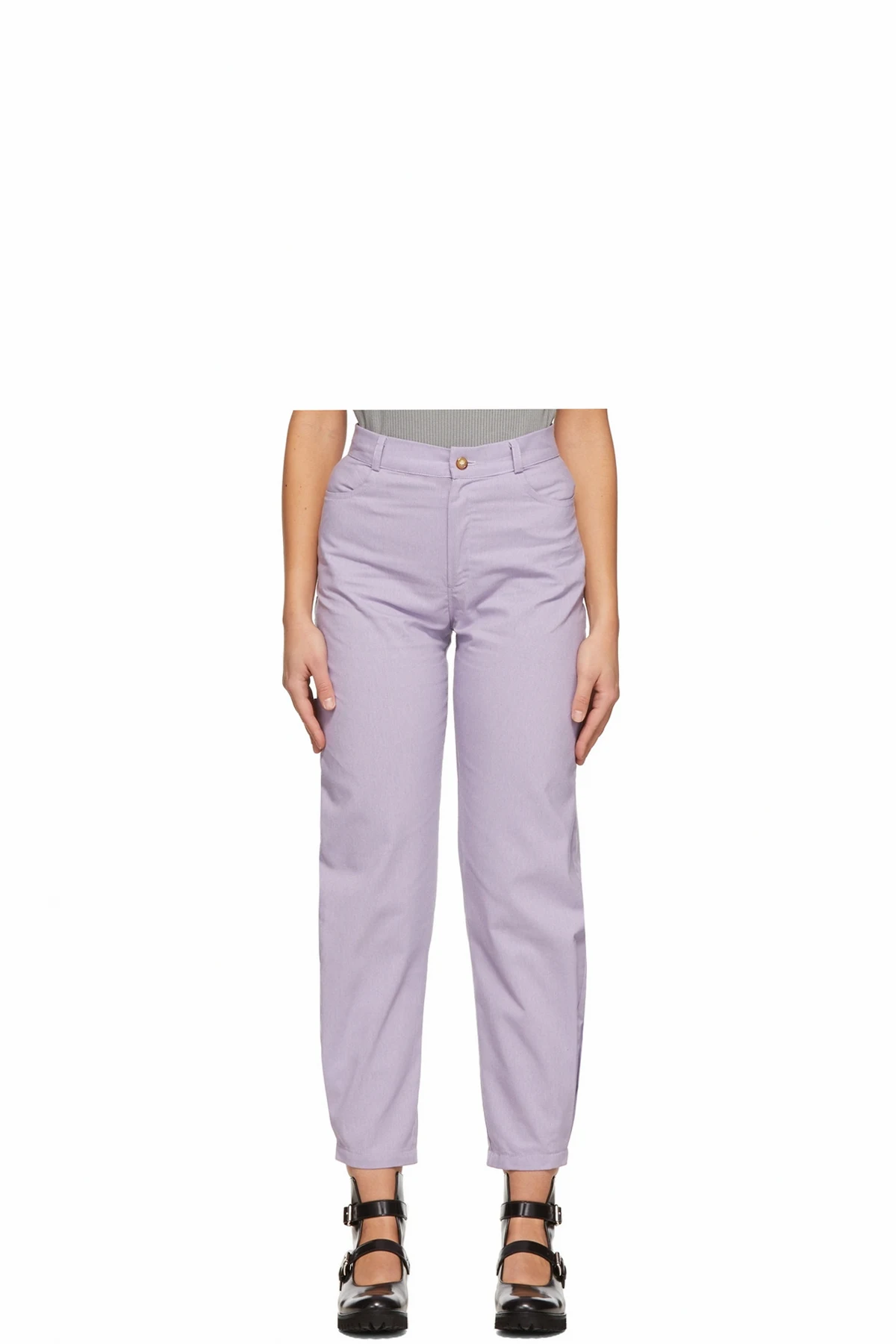 Purple Ella Trousers
