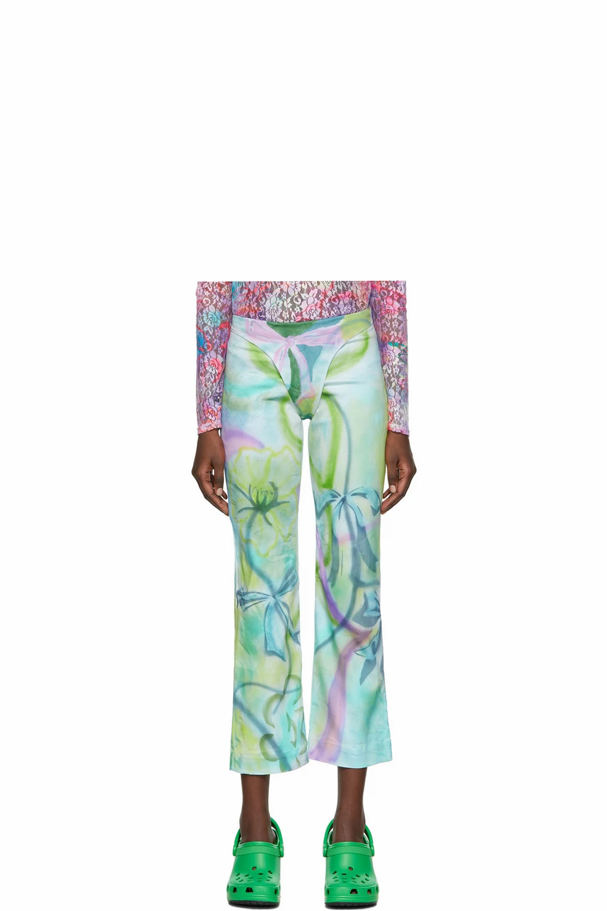 Blue Cotton Trousers