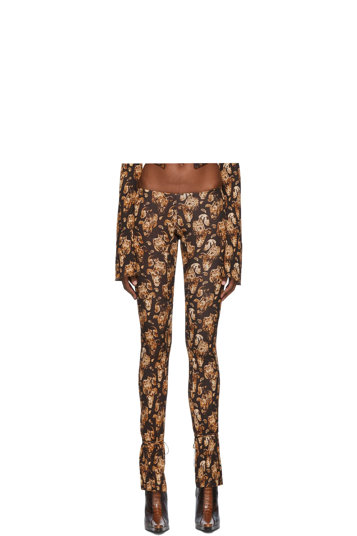 Brown Perse Trousers